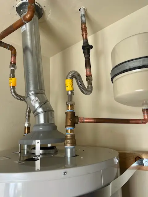 Water heater installation and plumbing repair in Tech High
